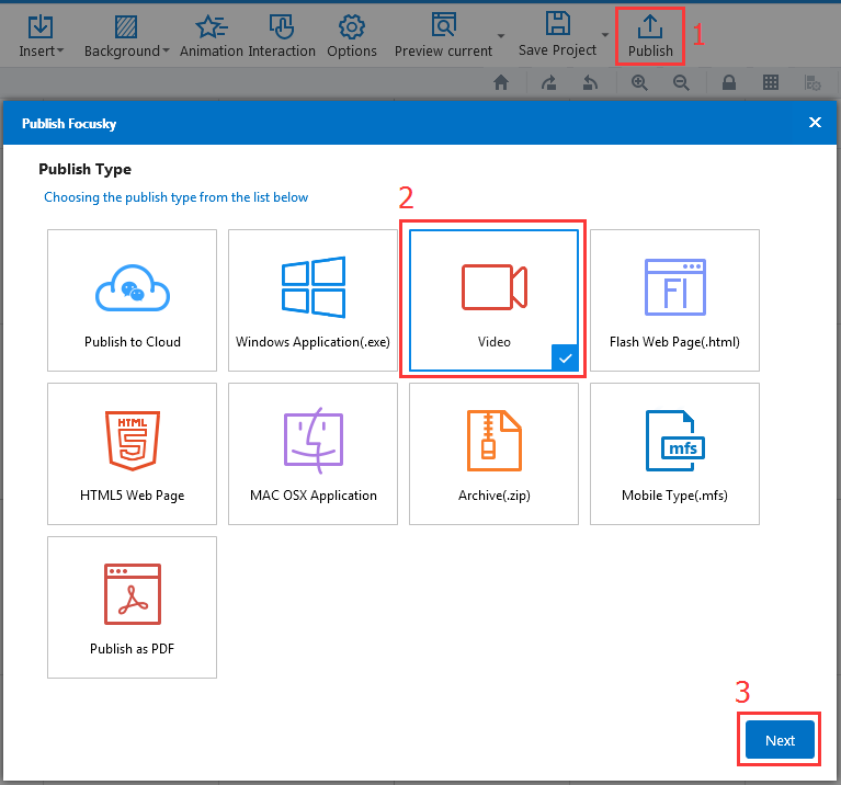  customize the video size 