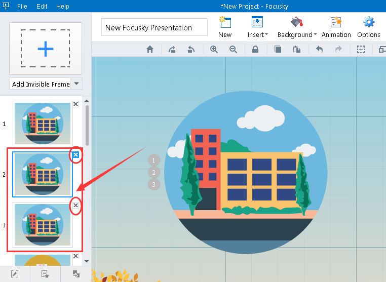 delete the repeated path of the same object