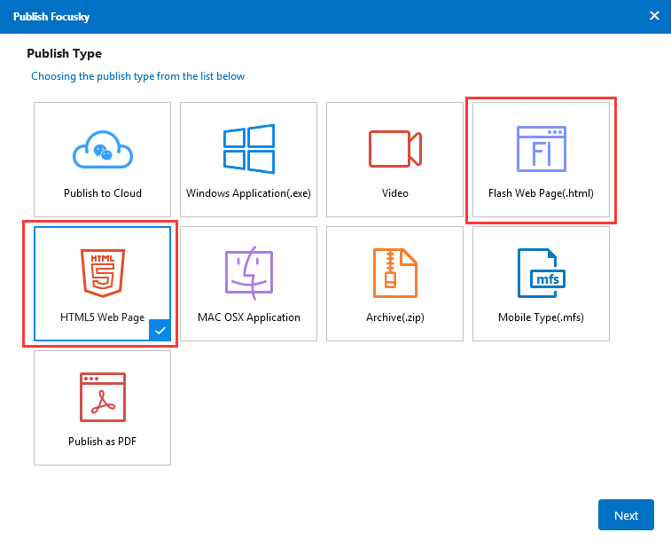 difference between flash and html web page output formats