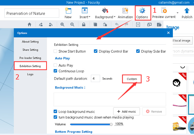 how to custom duration of each path