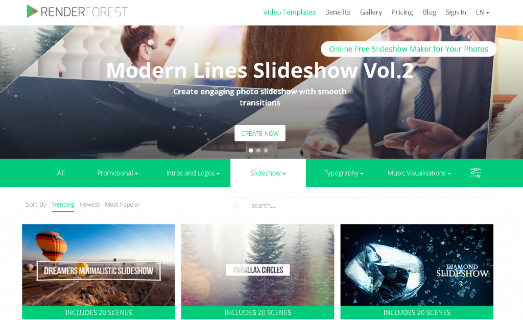 Interactive presentation examples picture