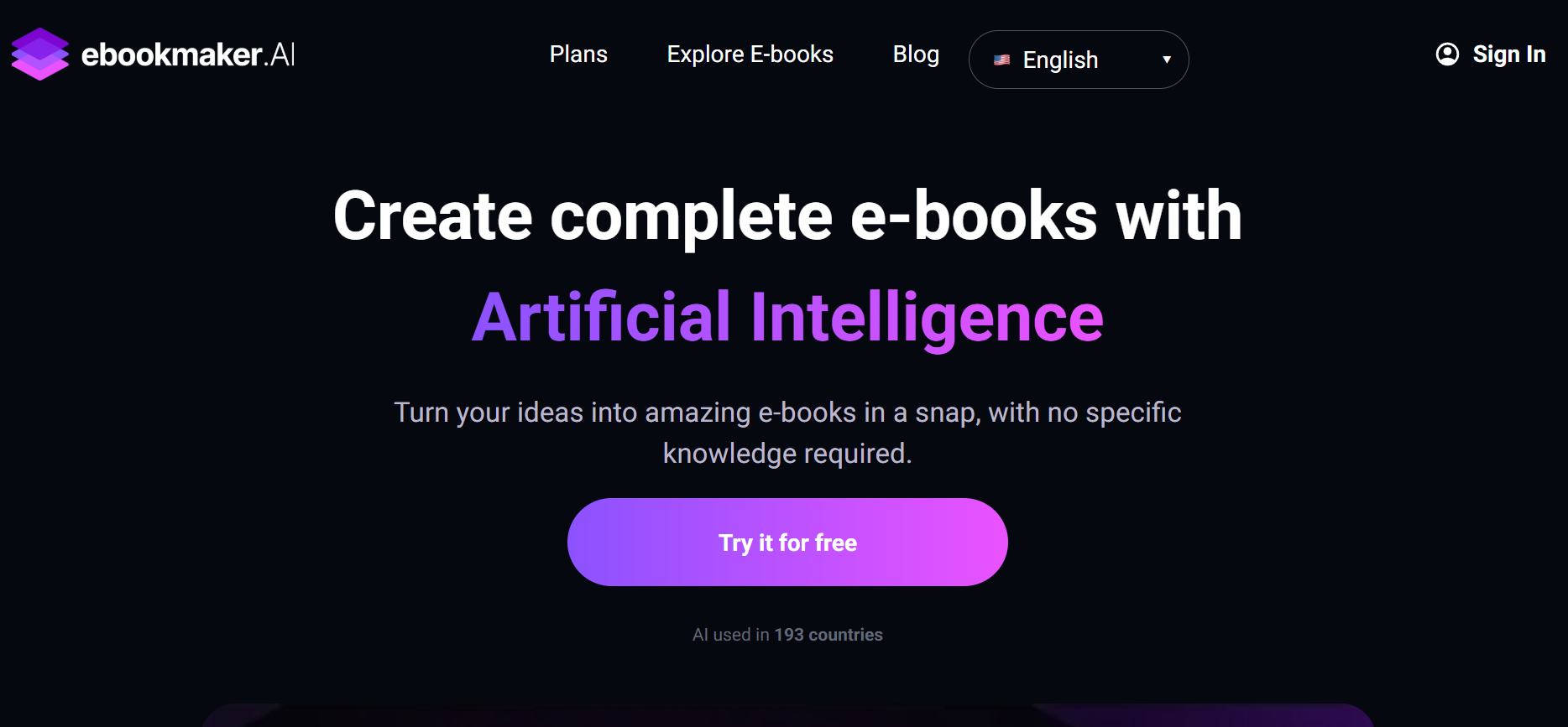 ebook generator AI