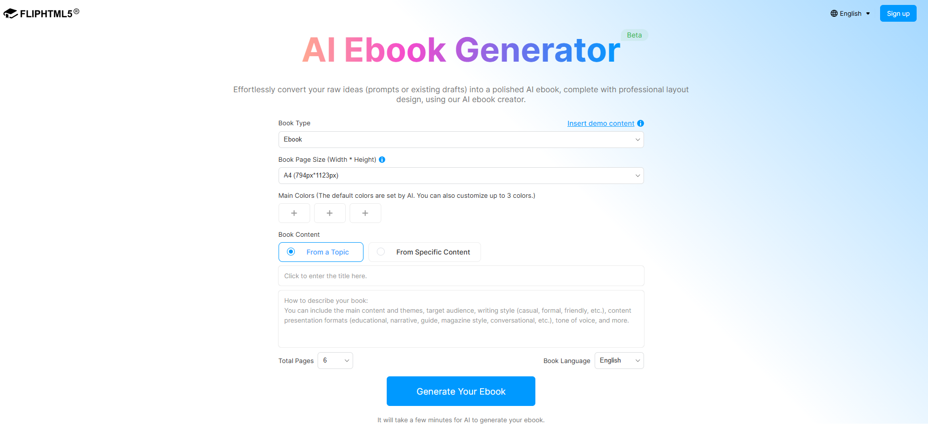 ai ebook maker
